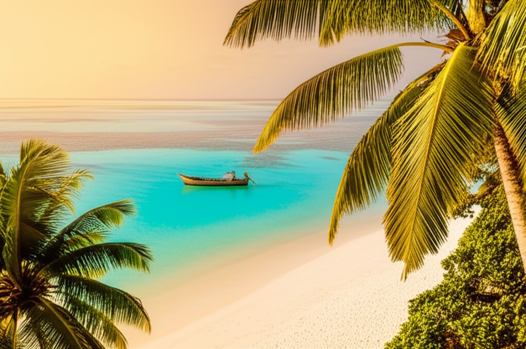 노마드 트래블 히어로 배경 - 아름다운 여행지 풍경