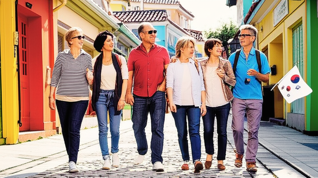 패키지 여행 상품 이미지 - 유럽 단체 관광